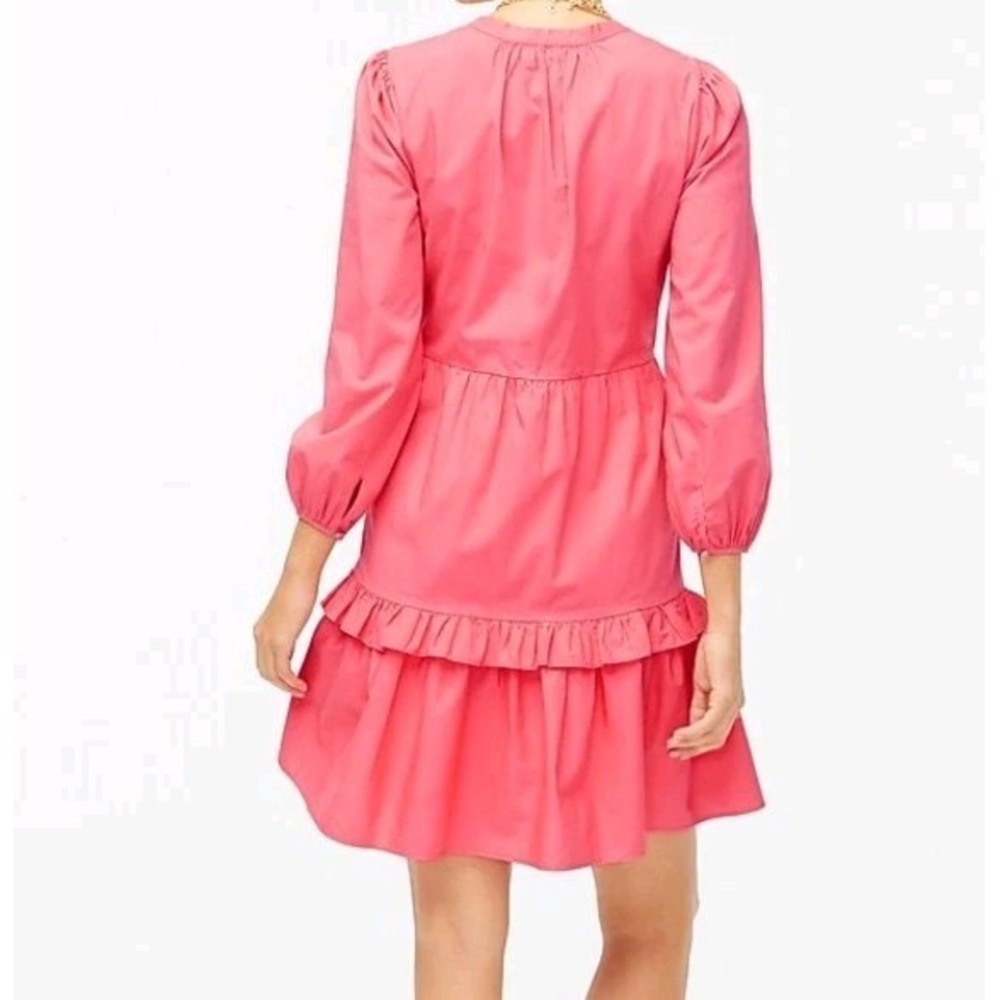 J. Crew Factory Coral Pink Mini Dress - Picture 3 of 16